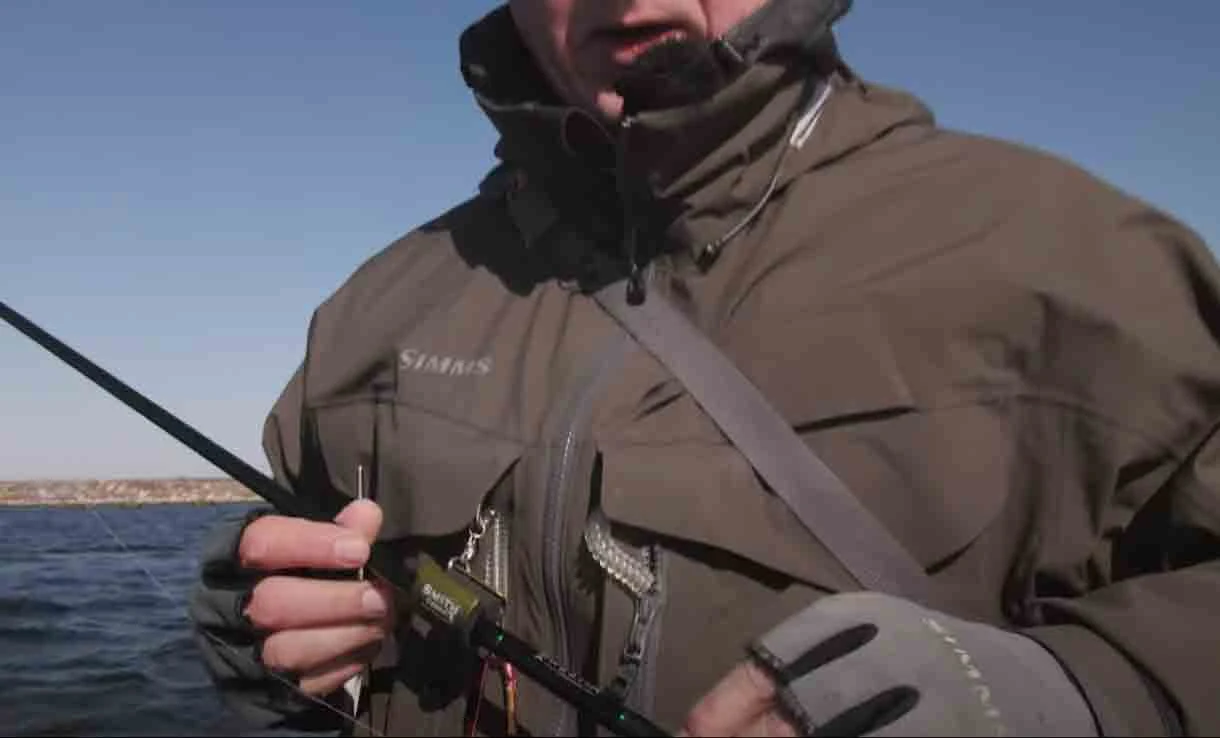 Smith Creek Rod Clip™ Green With Zinger 2 Smith Creek Rod Clip™ Green With Zinger - Bild 2